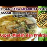 Metode Cepat Coto Makassar.