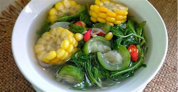 Sayur Bening Dengan Bumbu Tradisional
