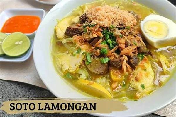 Soto Lamongan Kuah Bening Dan Segar