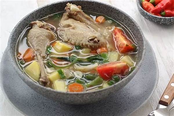 Soto Sayuran Segar Dan Bergizi