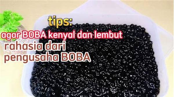 Teknik Memasak Boba Kenyal