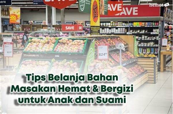 Tips Belanja Bahan Makanan Hemat