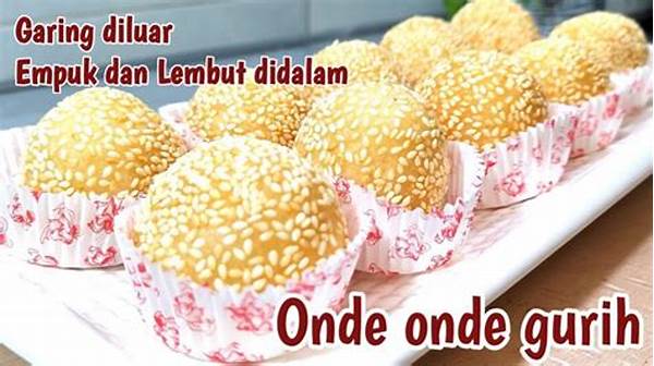 Tips Sukses Onde-onde Gurih