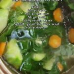 Varian Sayur Bening Rendah Kalori