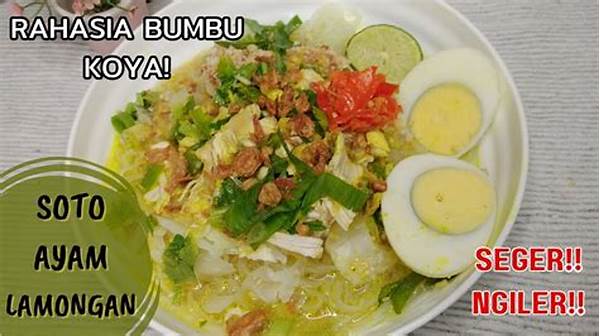 Bumbu Rahasia Soto Lamongan Enak