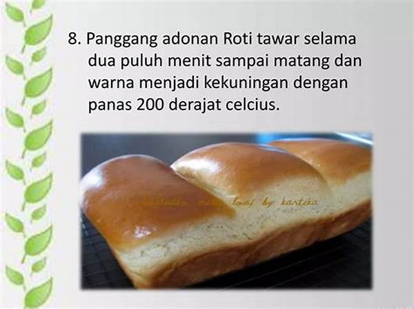Pembuatan Roti Menggunakan Air Hangat