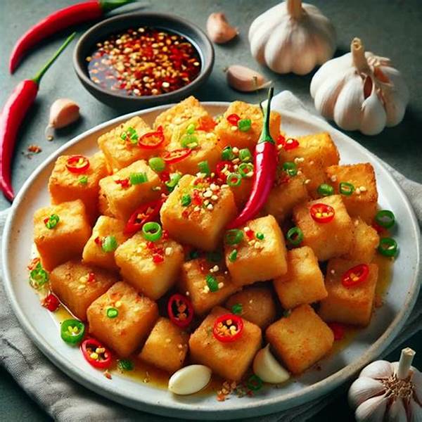 Tahu Pedas Berempah Dengan Cabe