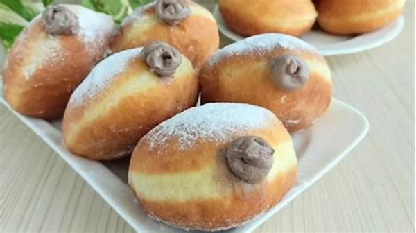 Teknik Menggoreng Donat Bomboloni Coklat