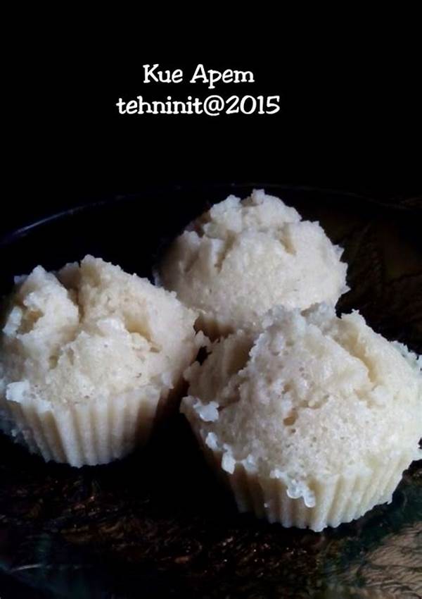 “tekstur Lembut Dari Apem Tepung Beras”