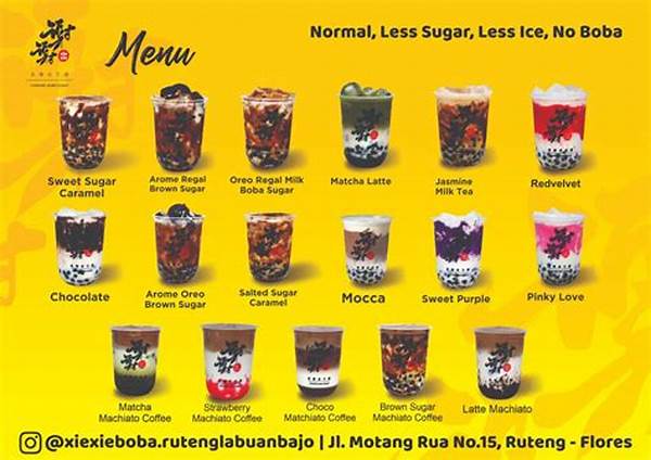 Cita Rasa Boba Gabungan Lokal-global