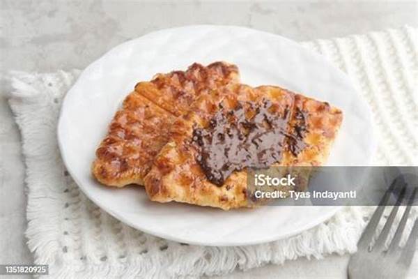 Croffle Cokelat Saus Karamel Lezat