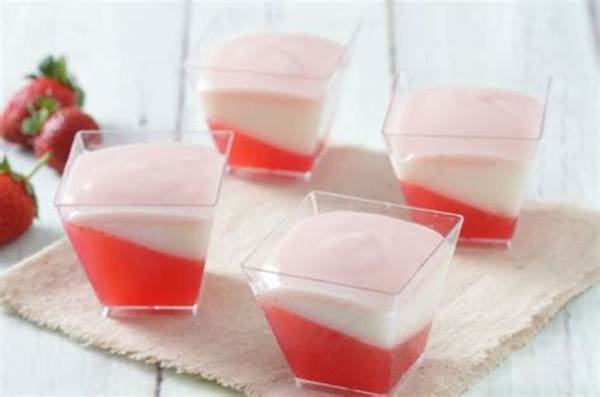 Hidangan Penutup Berbahan Strawberry Yang Segar