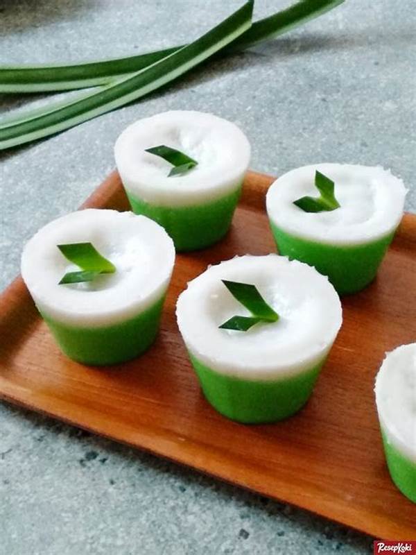 Kreasi Modern Kue Talam Matcha