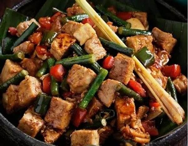 Kreasi Tahu Tempe Saus Kacang