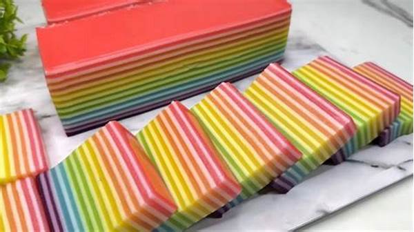 Kue Lapis Pelangi Modern