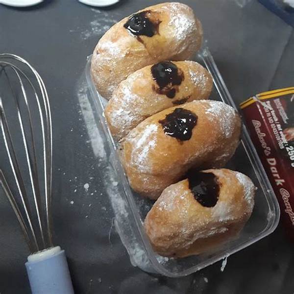 Langkah Mengisi Donat Bomboloni Coklat