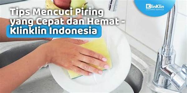 Cara Mencuci Piring Cepat Dan Hemat Air