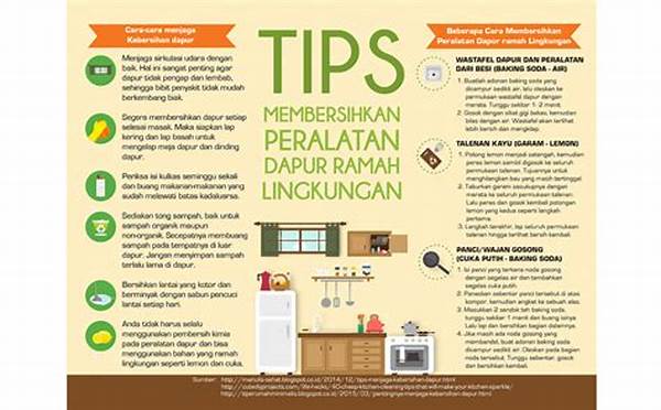 Tips Anak Kos Menjaga Kebersihan Dapur Mini
