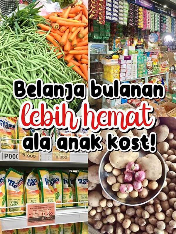 Trik Hemat Belanja Bahan Makanan Ala Anak Kos